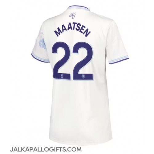 Aston Villa Ian Maatsen #22 Kolmaspaita Naiset 2025-26 Lyhythihainen